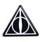 Harry Potter Halál Ereklyéi fekete kitűző