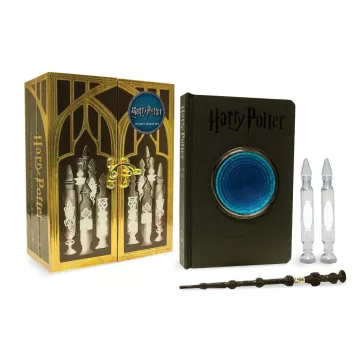   Harry Potter Merengő emlékkészlet naplóval és Dumbledore pálcatollával