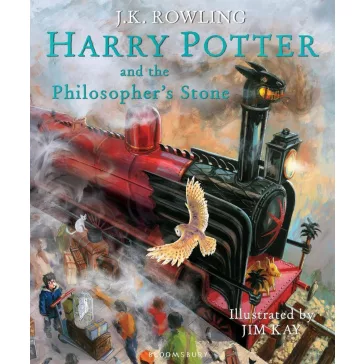   Harry Potter és a bölcsek köve – illusztrált könyv, angol