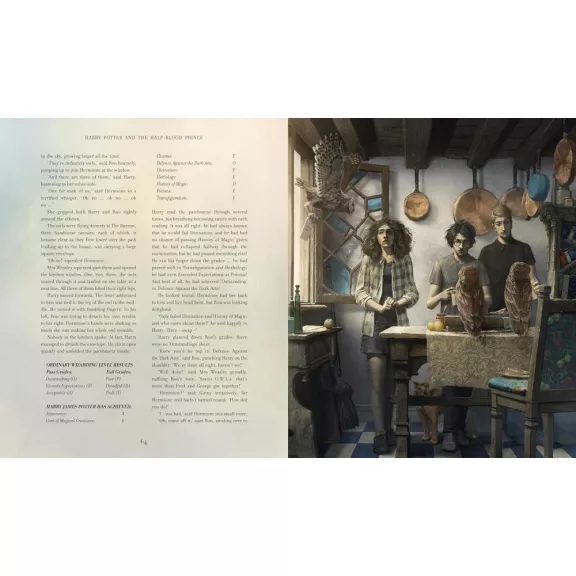 Harry Potter és a Félvér Herceg – illusztrált könyv, angol Harry Potter és a Félvér Herceg – illusztrált könyv, angol