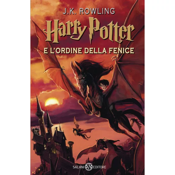 Harry Potter és a Főnix Rendje – olasz könyv, 5. rész Harry Potter és a Főnix Rendje – olasz könyv, 5. rész