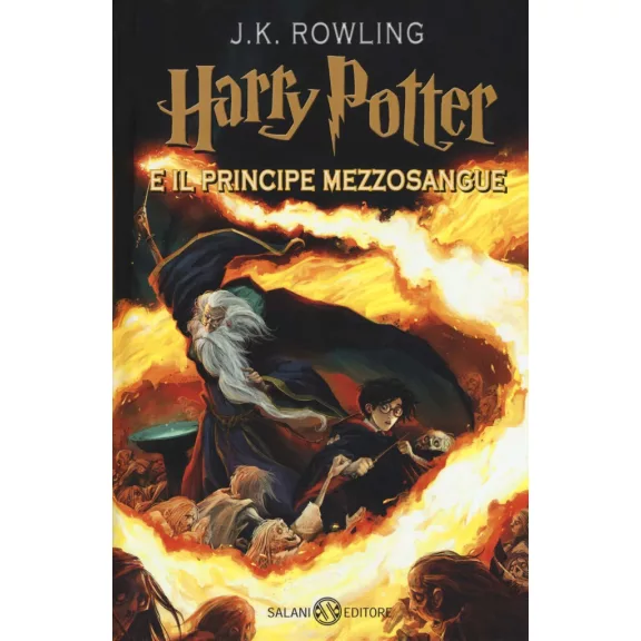 Harry Potter és a Félvér Herceg – olasz könyv, 6. rész Harry Potter és a Félvér Herceg – olasz könyv, 6. rész