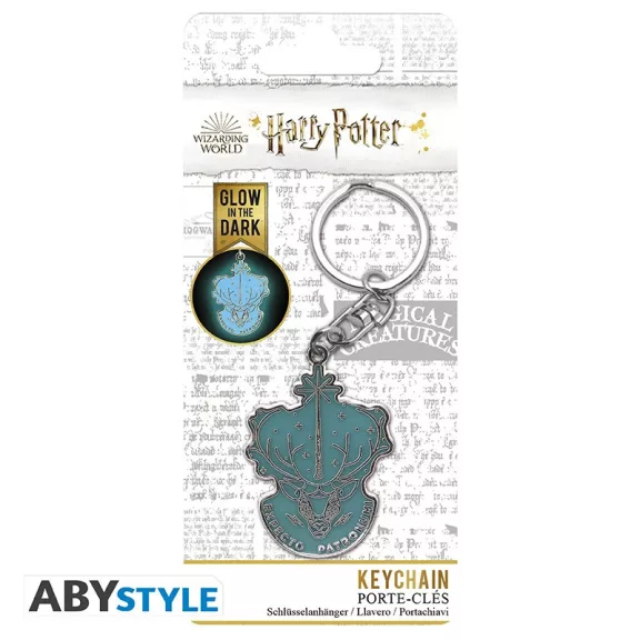 Harry Potter – Expecto Patronum világító fém kulcstartó Harry Potter – Expecto Patronum világító fém kulcstartó