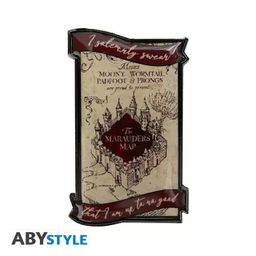 Harry Potter - Tekergők Térképe prémium mágnes