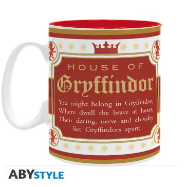 Harry Potter - Griffendél ház bögre (460 ml)