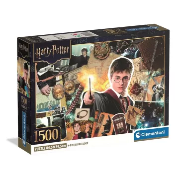 Harry Potter Scrapbook 1500 db-os Compact puzzle Clementoni
