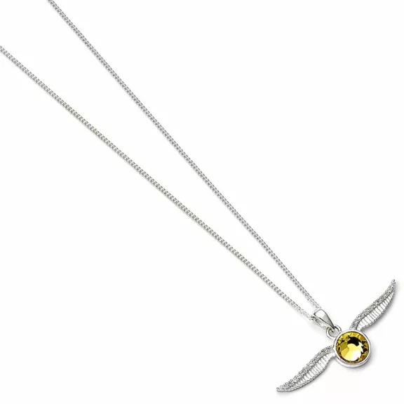 Harry Potter Aranycikesz Sterling Ezüst Nyaklánc Kristályokkal
