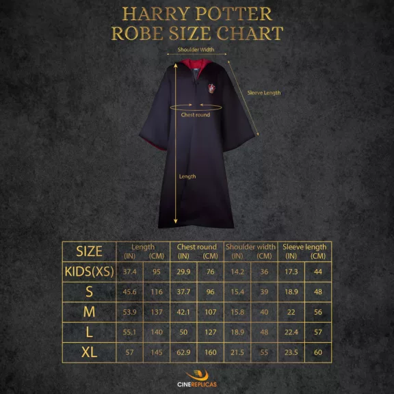 Harry Potter – Hivatalos Griffendél talár L