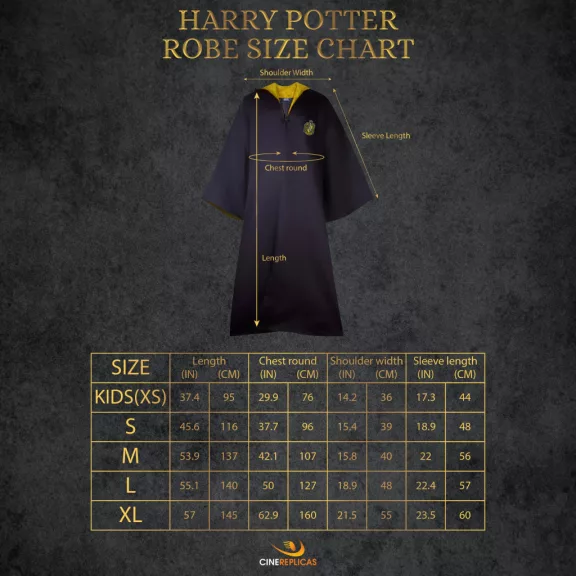 Harry Potter – Hivatalos Hugrabug talár S Harry Potter – Hivatalos Hugrabug talár S