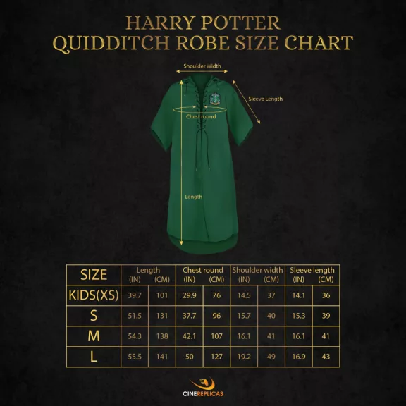 Harry Potter - Mardekár kviddics talár S Harry Potter - Mardekár kviddics talár S