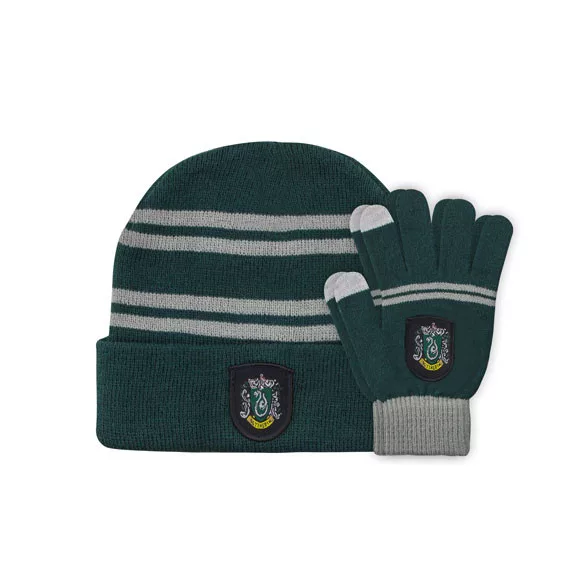 Harry Potter - Mardekár kötött sapka és kesztyű szett gyerek méret Harry Potter - Mardekár kötött sapka és kesztyű szett gyerek méret