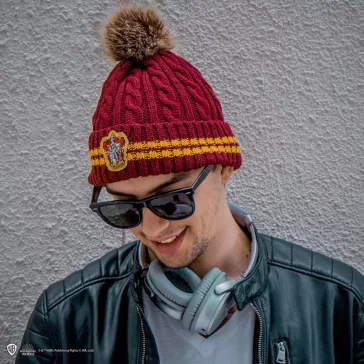 Harry Potter - Griffendél bordó arany kötött sapka