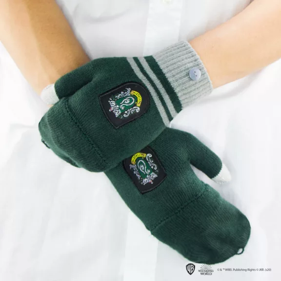 Harry Potter – Slytherin kesztyű (ujjatlan és egyujjas változat) Harry Potter – Slytherin kesztyű (ujjatlan és egyujjas változat)