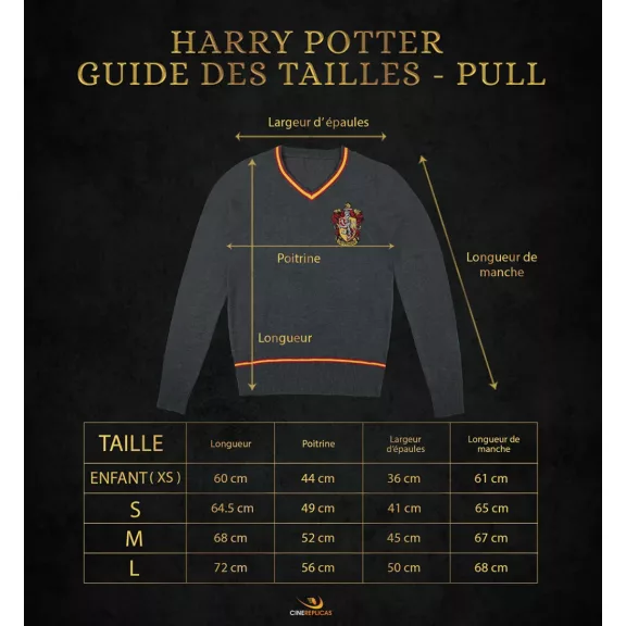 Harry Potter - Griffendél pulóver S Harry Potter - Griffendél pulóver S