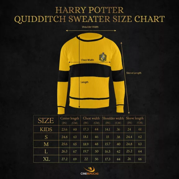 Harry Potter Hugrabug Kviddics Pulóver