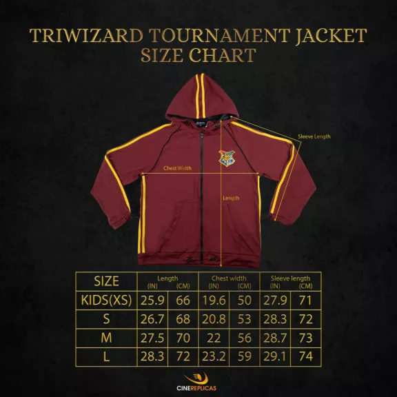 Harry Potter Griffendél Trimágus Tusa Kabát Harry Potter Griffendél Trimágus Tusa Kabát