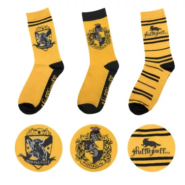Harry Potter – Hugrabug 3 db-os zokni szett 35/45