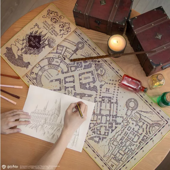 Harry Potter – Tekergők térképe XL egérpad Harry Potter – Tekergők térképe XL egérpad