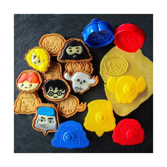 Harry Potter 6 darabos kawaii sütipecsét készlet Harry Potter 6 darabos kawaii sütipecsét készlet