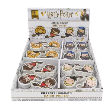 Harry Potter kawaii karakteres radírok 48 darabos szett