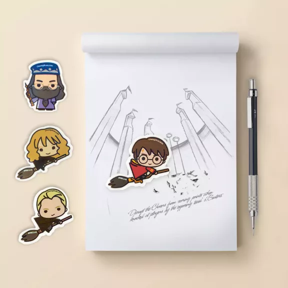 Harry Potter kawaii karakteres radírok 48 darabos szett Harry Potter kawaii karakteres radírok 48 darabos szett