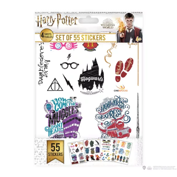 Harry Potter 55 darabos matrica szett Harry Potter 55 darabos matrica szett
