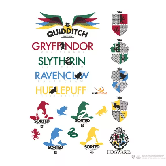 Harry Potter 55 darabos matrica szett Harry Potter 55 darabos matrica szett