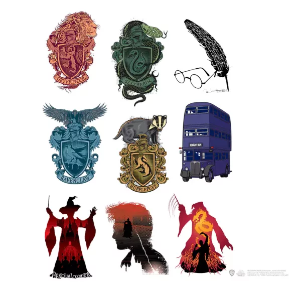 Harry Potter 55 darabos matrica szett Harry Potter 55 darabos matrica szett