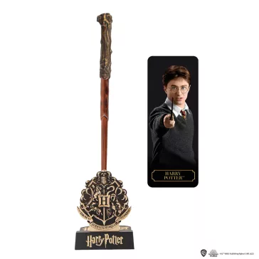 Harry Potter varázspálca toll bemutatóállvánnyal