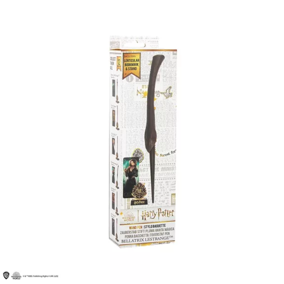 Harry Potter - Bellatrix Lestrange varázspálca toll tartóval és lentikuláris könyvjelzővel Harry Potter - Bellatrix Lestrange varázspálca toll tartóval és lentikuláris könyvjelzővel