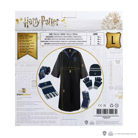 Harry Potter - Hollóhát 6 darabos ruhacsomag M Harry Potter - Hollóhát 6 darabos ruhacsomag M
