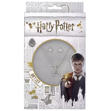   Harry Potter - Halál ereklyéi nyaklánc és fülbevaló szett