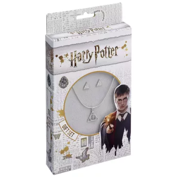   Harry Potter - Halál ereklyéi nyaklánc és fülbevaló szett