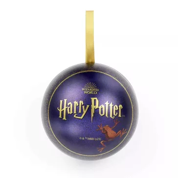 Harry Potter - Csokibéka karácsonyfadísz kitűzővel
