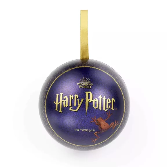 Harry Potter - Csokibéka karácsonyfadísz kitűzővel