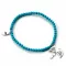 Harry Potter - Hollóháti diadém 925-ös sterling ezüst charm karkötő kék kristályokkal