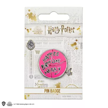 Harry Potter - Happee Birthdae torta kitűző