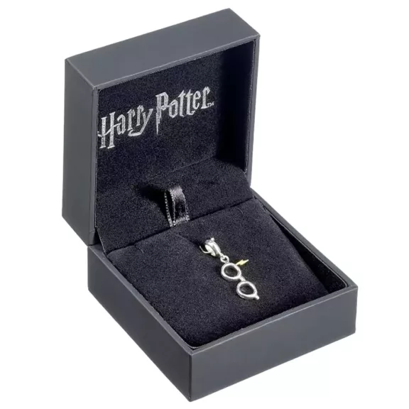 Harry Potter - Szemüveg és villám 925-ös sterling ezüst csúszó charm Harry Potter - Szemüveg és villám 925-ös sterling ezüst csúszó charm