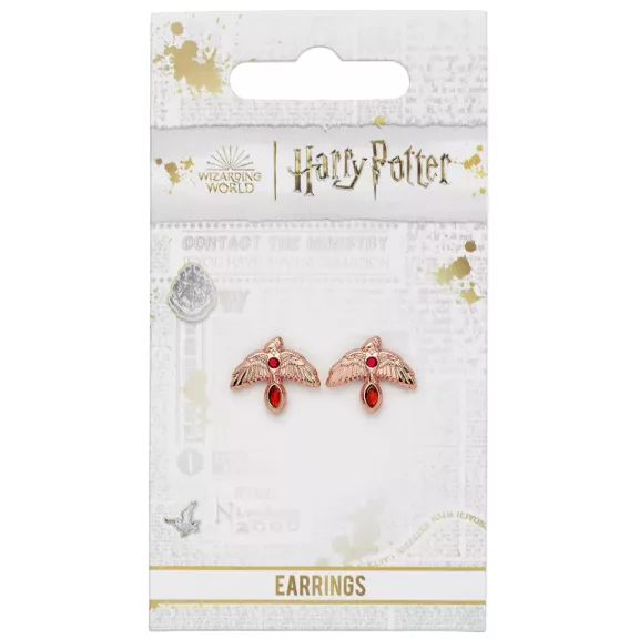 Harry Potter - Fawkes bedugós fülbevaló Harry Potter - Fawkes bedugós fülbevaló