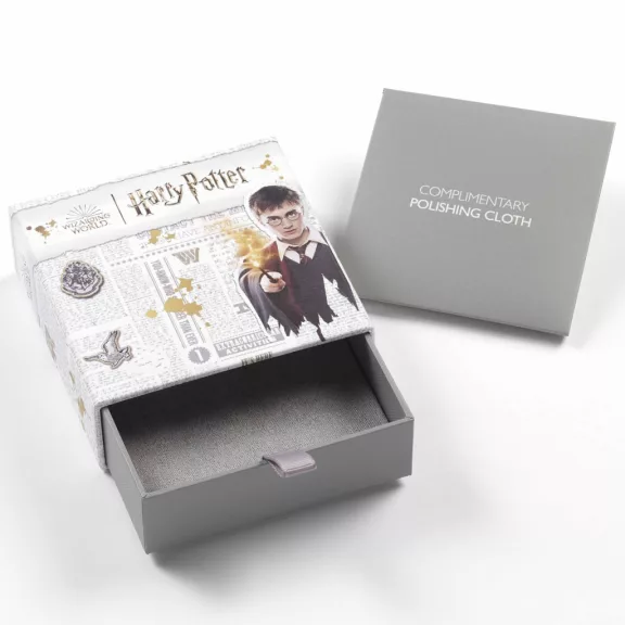 Harry Potter Aranyozott Sterling Ezüst Időnyerő Nyaklánc Kristályokkal