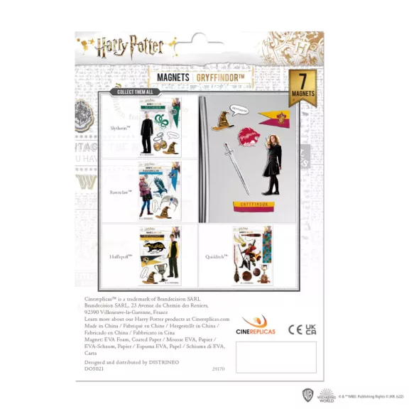 Harry Potter - Griffendél habmágnes készlet Harry Potter - Griffendél habmágnes készlet
