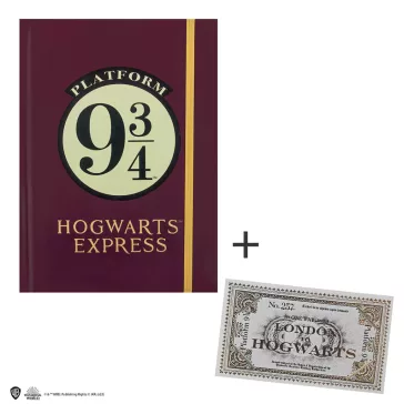   Harry Potter - Roxfort Expressz keményfedeles jegyzetfüzet könyvjelzővel