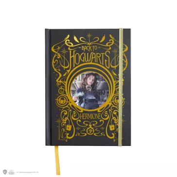   Harry Potter - Hermione és varázsigék keményfedeles jegyzetfüzet könyvjelzővel