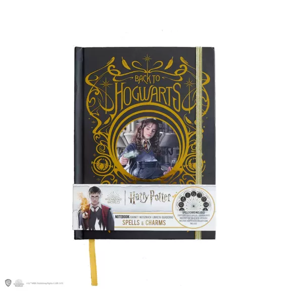 Harry Potter - Hermione és varázsigék keményfedeles jegyzetfüzet könyvjelzővel Harry Potter - Hermione és varázsigék keményfedeles jegyzetfüzet könyvjelzővel