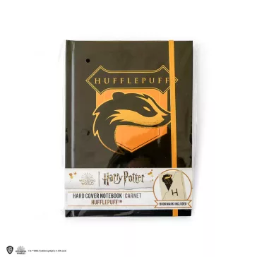   Harry Potter - Hugrabug címer keményfedeles jegyzetfüzet könyvjelzővel