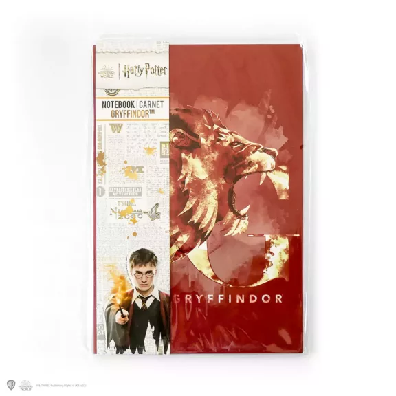 Harry Potter - Griffendél puhafedeles jegyzetfüzet