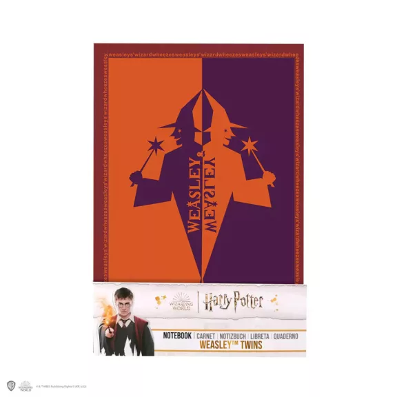 Harry Potter - Weasley ikrek puhafedeles jegyzetfüzet Harry Potter - Weasley ikrek puhafedeles jegyzetfüzet