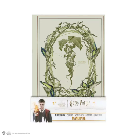 Harry Potter - Mandragóra puhafedeles jegyzetfüzet