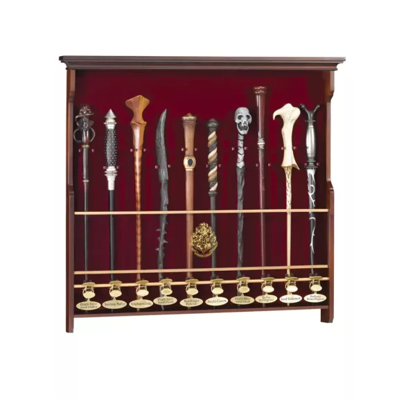 Harry Potter 10 Férőhelyes Fali Varázspálca Tartó Vitrin Harry Potter 10 Férőhelyes Fali Varázspálca Tartó Vitrin