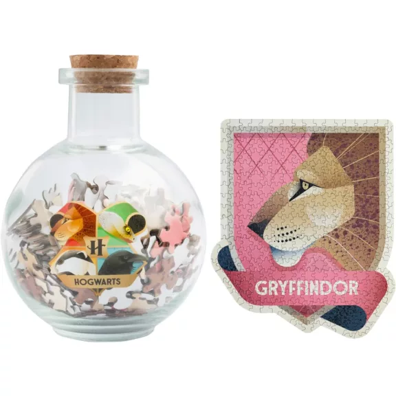 Harry Potter - Griffendél 331 darabos puzzle üveg fiolában Harry Potter - Griffendél 331 darabos puzzle üveg fiolában